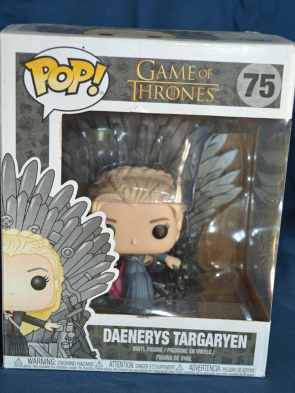 Funko POP! Game of Thrones #75 Daeneys Targaryen sitting on the Iron Throne